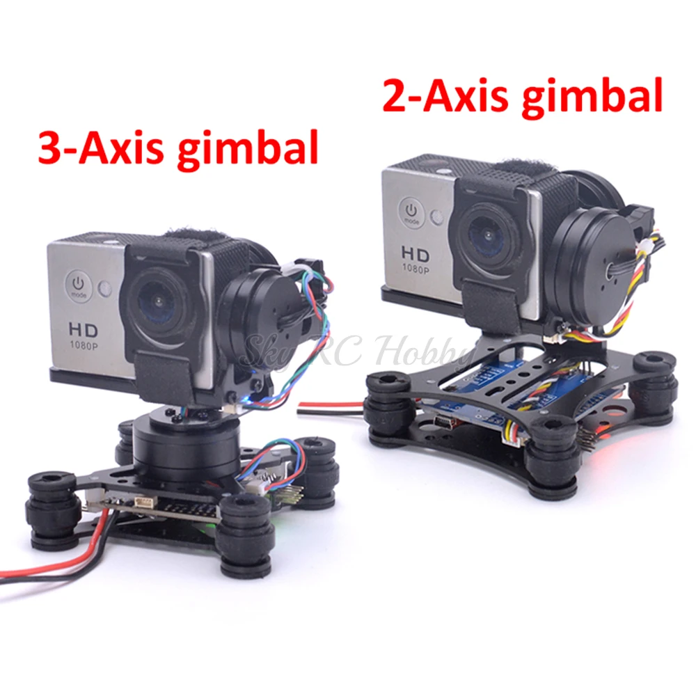 Pan Tilt Bracket - Lightweight 2-Axis / 3-Axis Brushless Gimbal