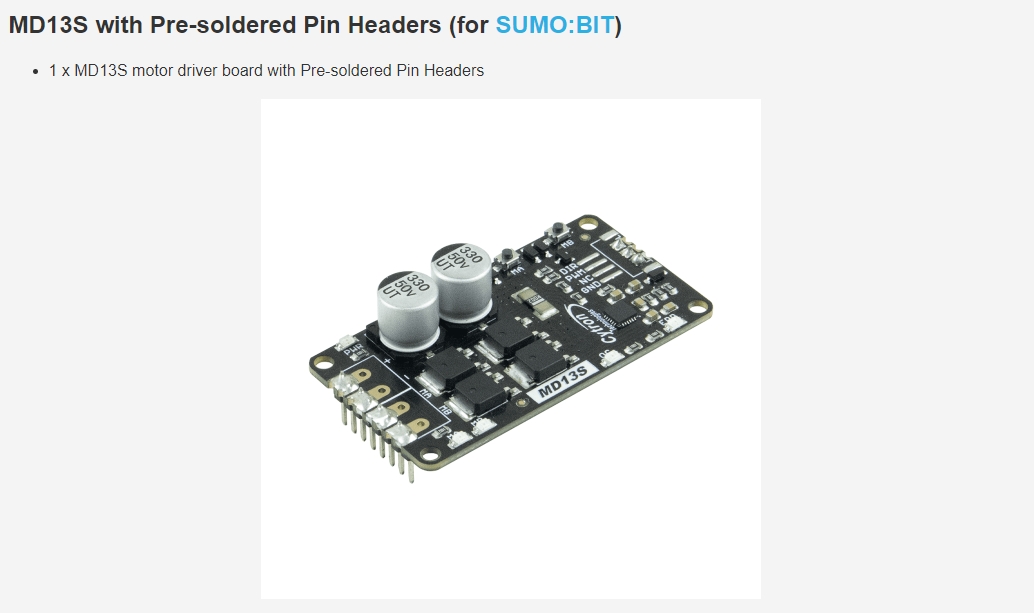 108070021 MD13S 13Amp 6V-30V D - огляд і ціна Motor Driver Module