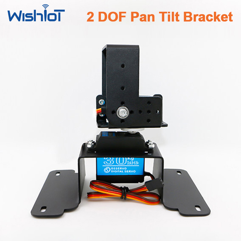 2 DOF Pan Tilt Bracket Kit Met - огляд і ціна Pan Tilt Bracket