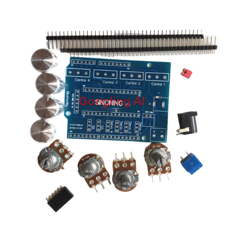 4 Channels Knob Servo Controll - огляд і ціна Servo Sg90