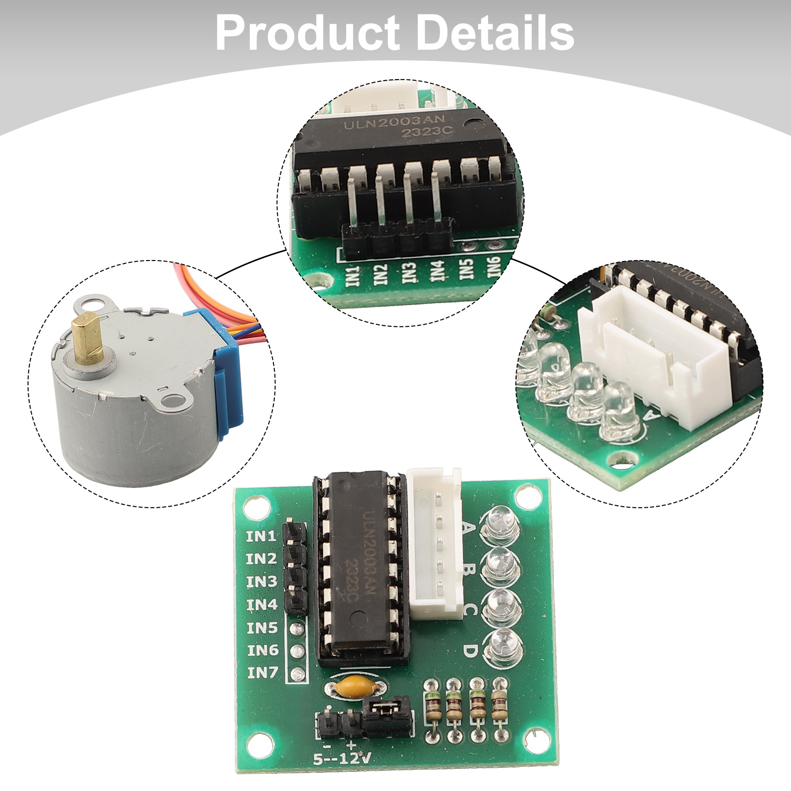 5V 4-Phase Stepper Motor 28BYJ - огляд і ціна 28Byj-48