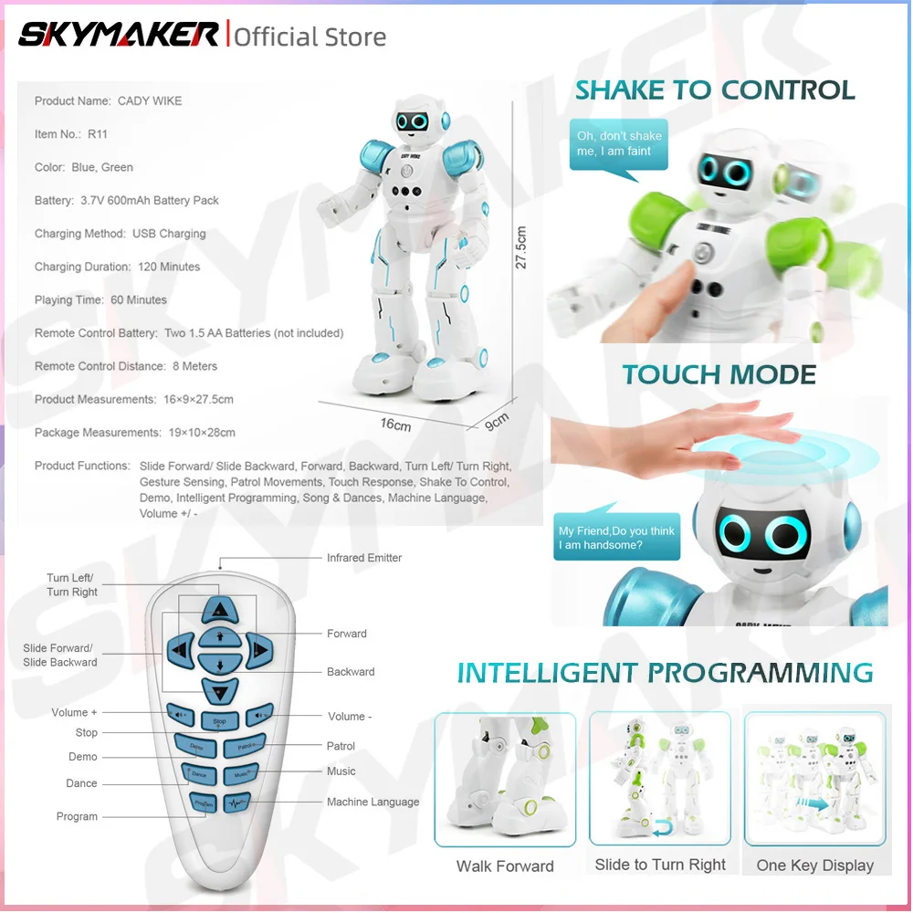 JJRC R11 RC Robot CADY WIKE Ge - огляд і ціна Line Follower Robot