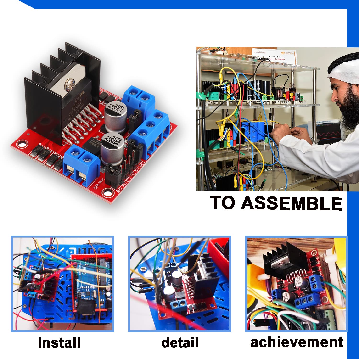 L298N Motor Drive Controller B - огляд і ціна Motor Driver L298N