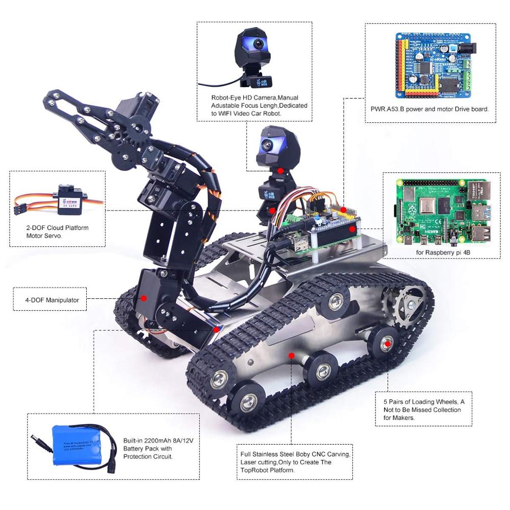 Smart Robot Car Kit for Raspbe - огляд і ціна Robot Bluetooth Car