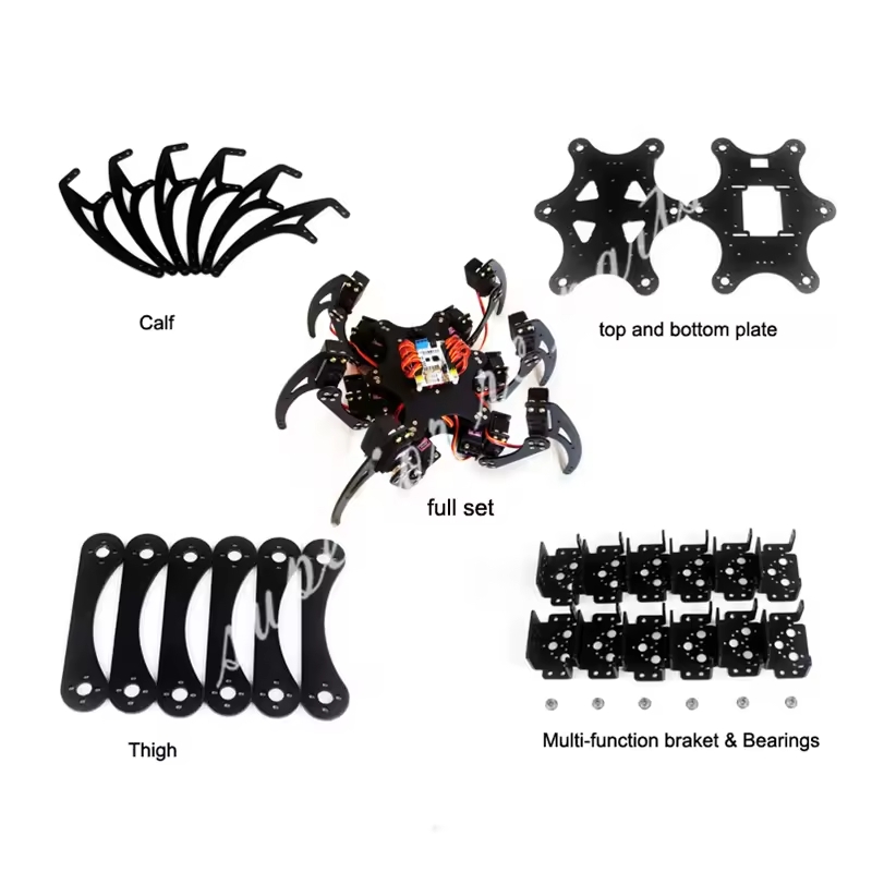 18 DOF Aluminium Hexapod Spide - огляд і ціна Arduino Robot