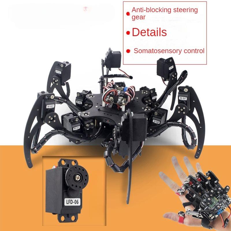 18 DOF Aluminium Hexapod Spide - огляд і ціна Arduino Robot