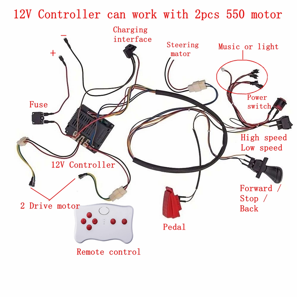 Child electric car DIY modifie - огляд і ціна Robot Car Kit