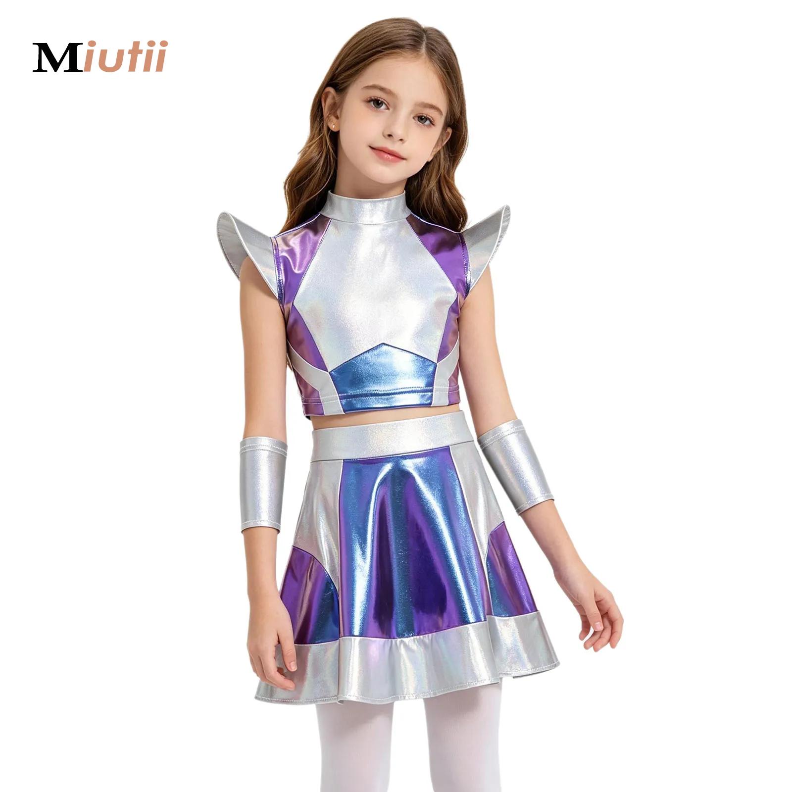 Girls Silver Astronaut Costume - огляд і ціна Robot Kit