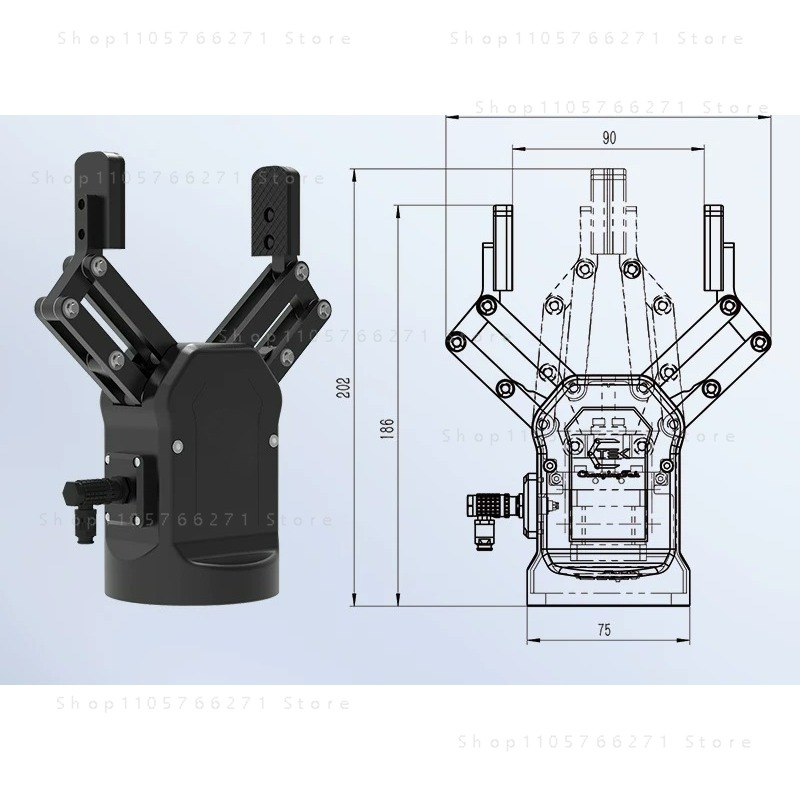 Collaborative Robot Flexible F - огляд і ціна Robot Gripper Claw