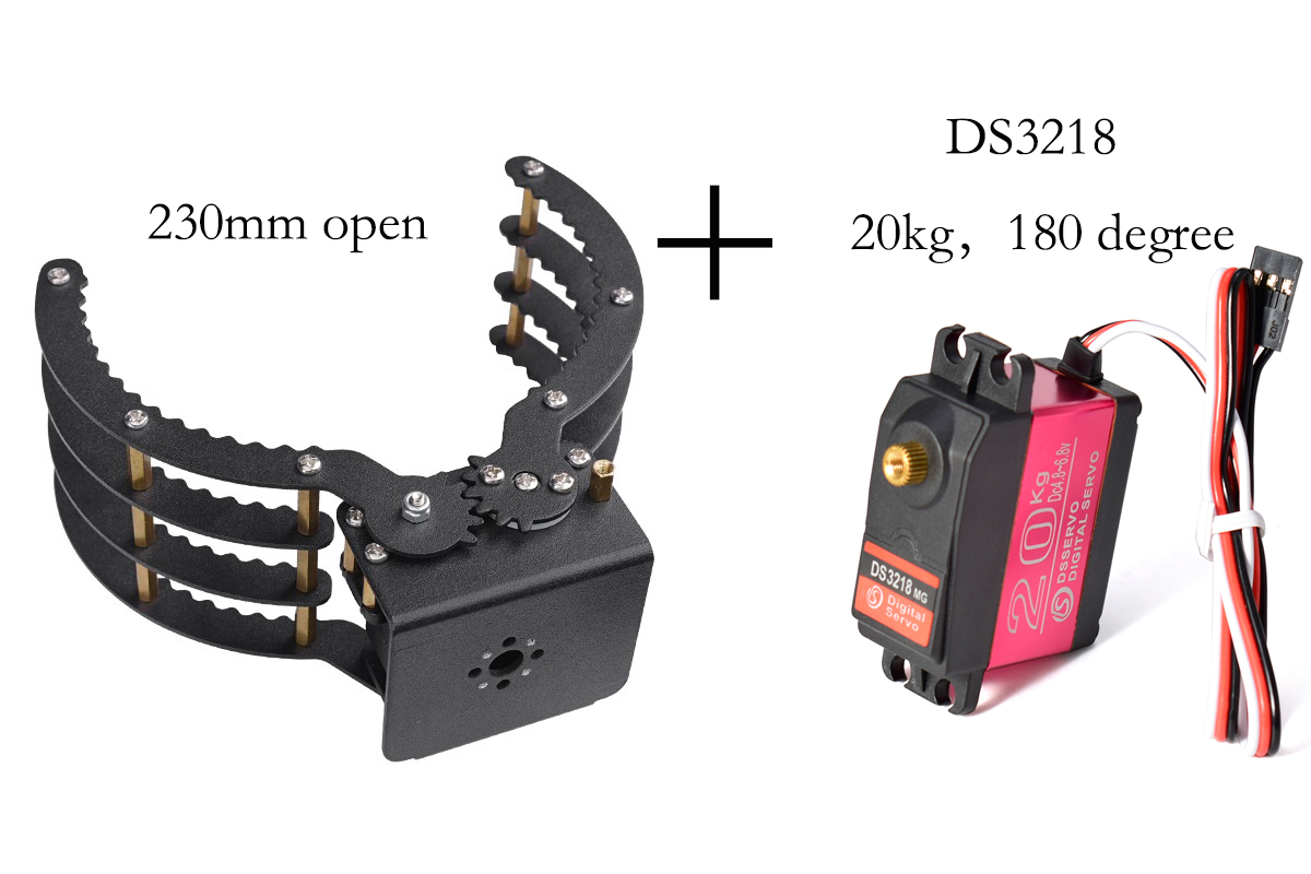 230mm Opening Mechanical Claw  - огляд і ціна Robot Gripper Claw
