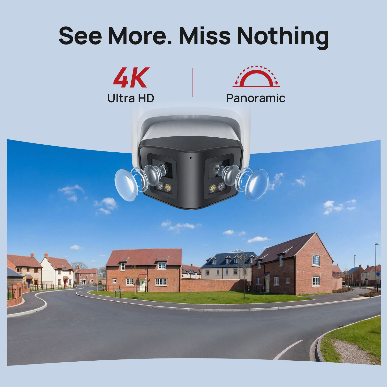 Vikylin 8MP Panoramic Smart Du - огляд і ціна Pan Tilt Bracket