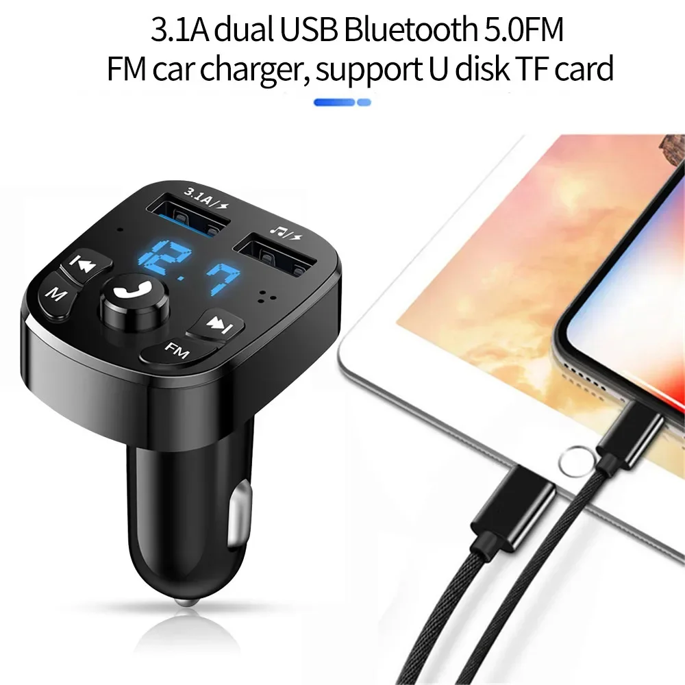 Car Handsfree Bluetooth5.0 FM  - огляд і ціна Robot Bluetooth Car