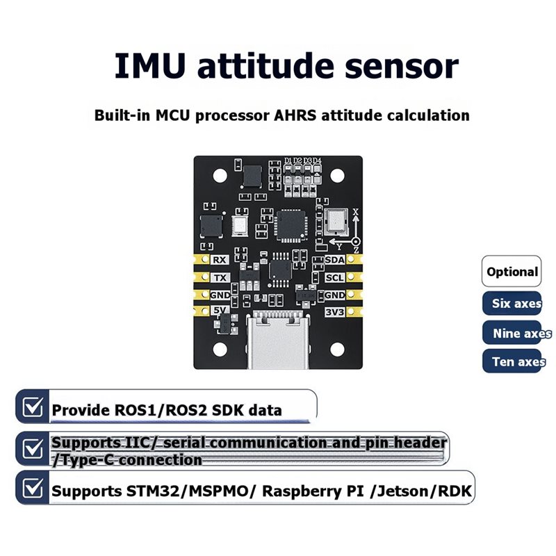 B92B 10-Axis IMU Sensor Module - огляд і ціна Ros Robot