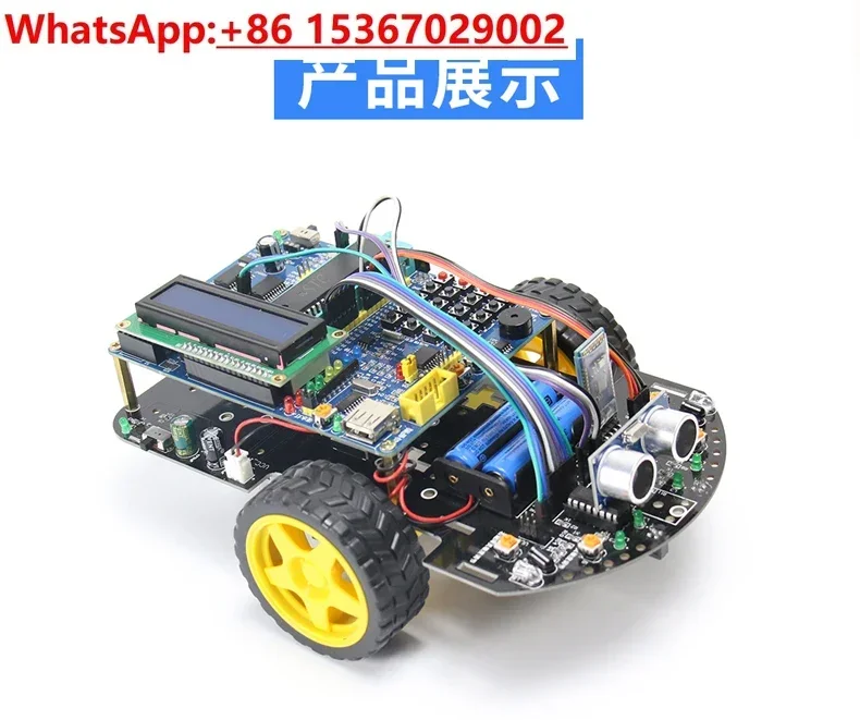 C51 MCU Smart Car Development  - огляд і ціна Robot Bluetooth Car
