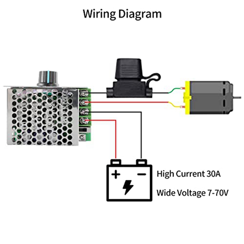 DC Motor Speed Controller PWM  - огляд і ціна Dc Motor 12V