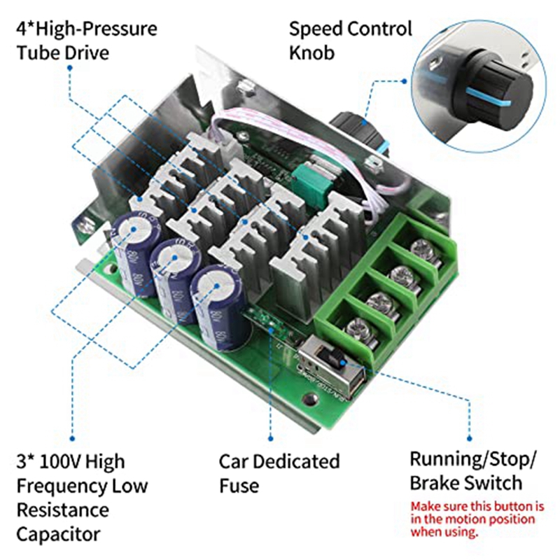 DC Motor Speed Controller PWM  - огляд і ціна Dc Motor 12V