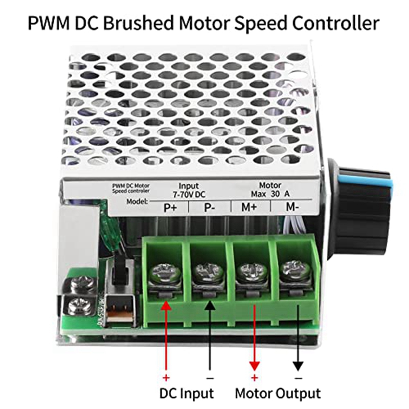 DC Motor Speed Controller PWM  - огляд і ціна Dc Motor 12V