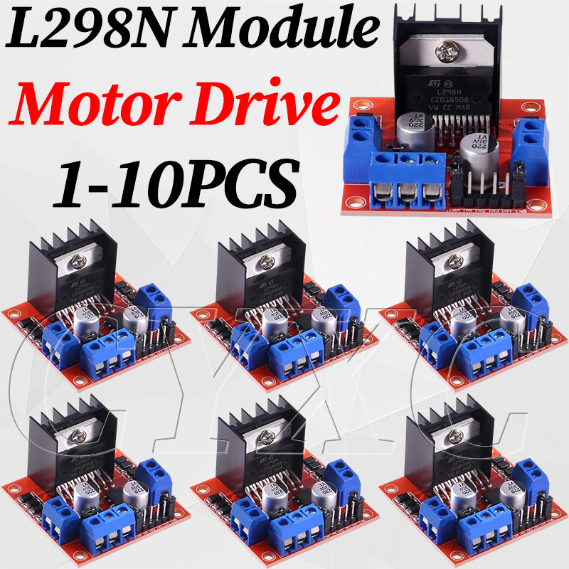 1-10PCS L298N Stepper Motor Dr - огляд і ціна Motor Driver L298N