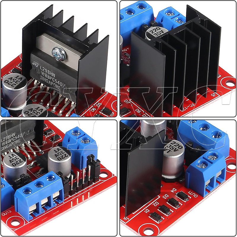 1-10PCS L298N Stepper Motor Dr - огляд і ціна Motor Driver L298N