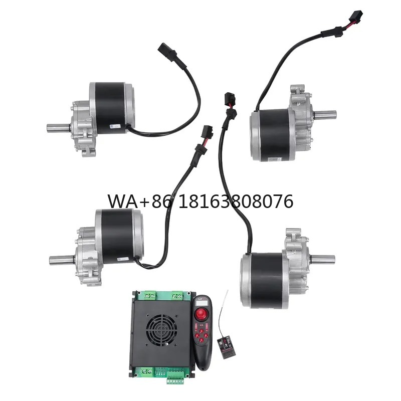 4WD Brush Gear Motor Kit 24V 2 - огляд і ціна Robot Kit