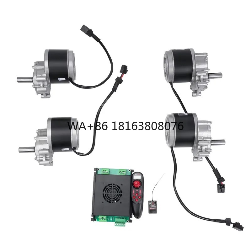 4WD Brush Gear Motor Kit 24V 2 - огляд і ціна Robot Kit