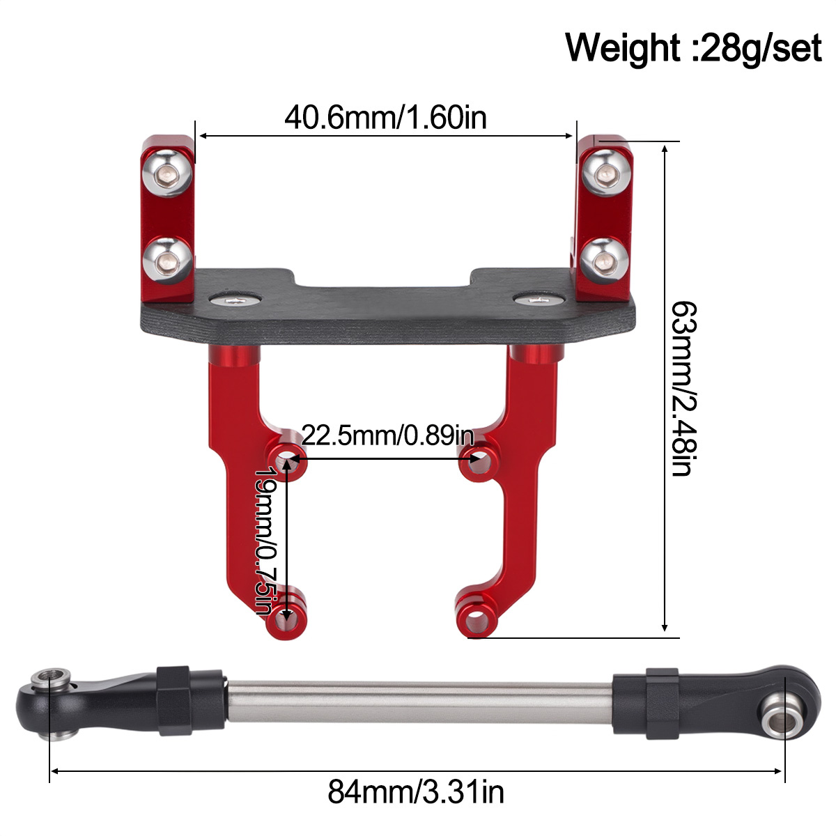 Aluminum Alloy Servo Mount Bas - огляд і ціна Servo Bracket
