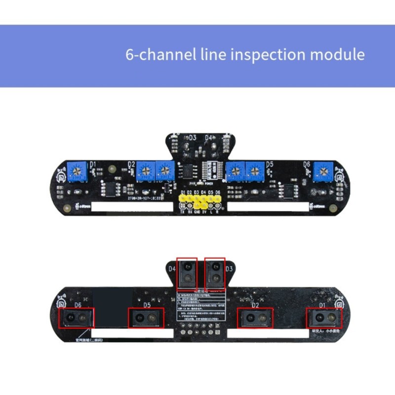 JABS-6-Channel Infrared Tracki - огляд і ціна Robot Bluetooth Car