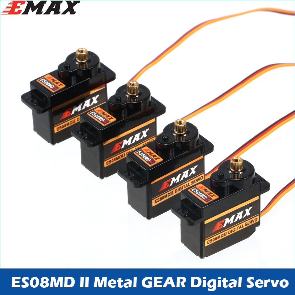 2/4/10pcs EMAX  ES08MD II Meta - огляд і ціна Servo Sg90