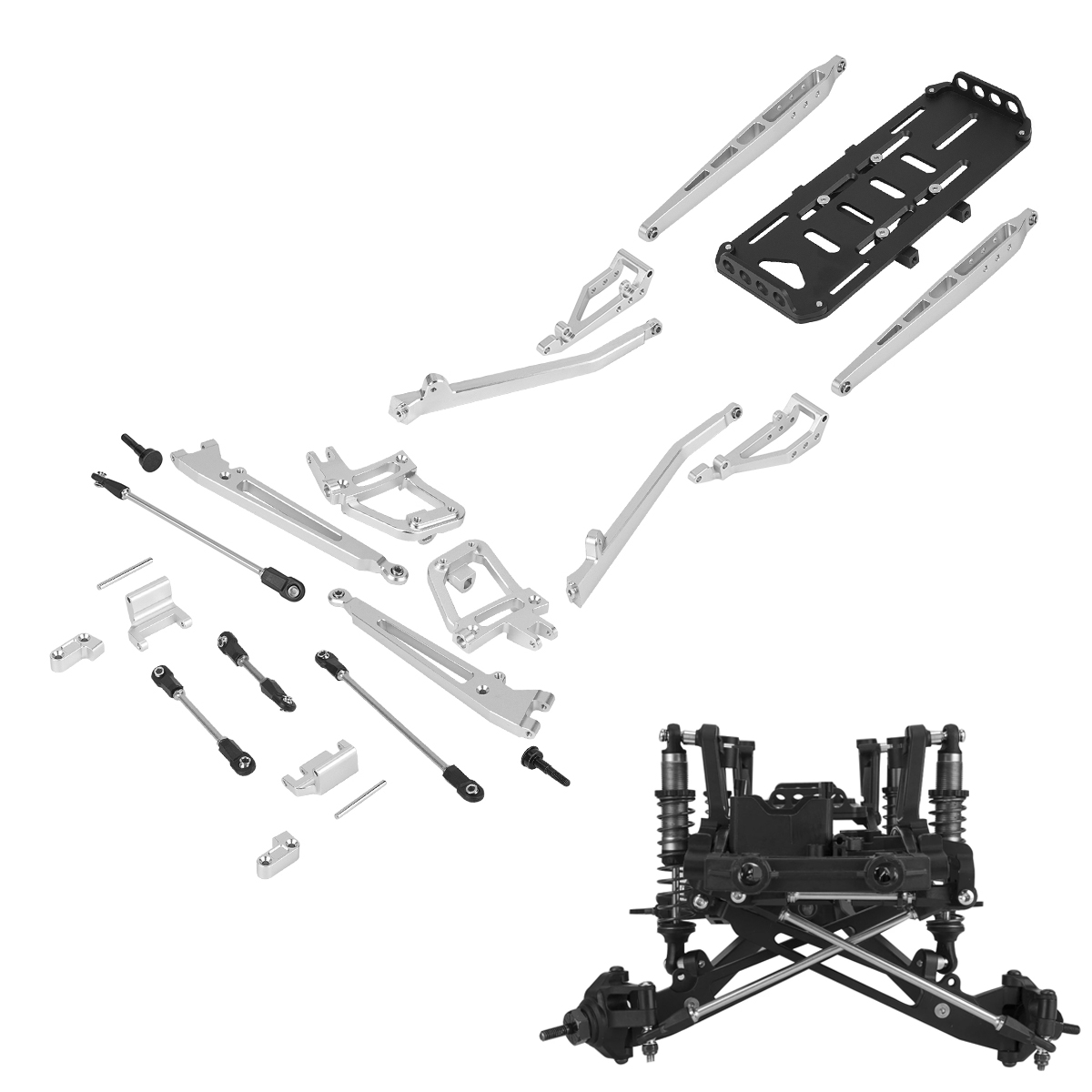 Aluminum SCX10 II Twin I-Beam  - огляд і ціна Servo Kit