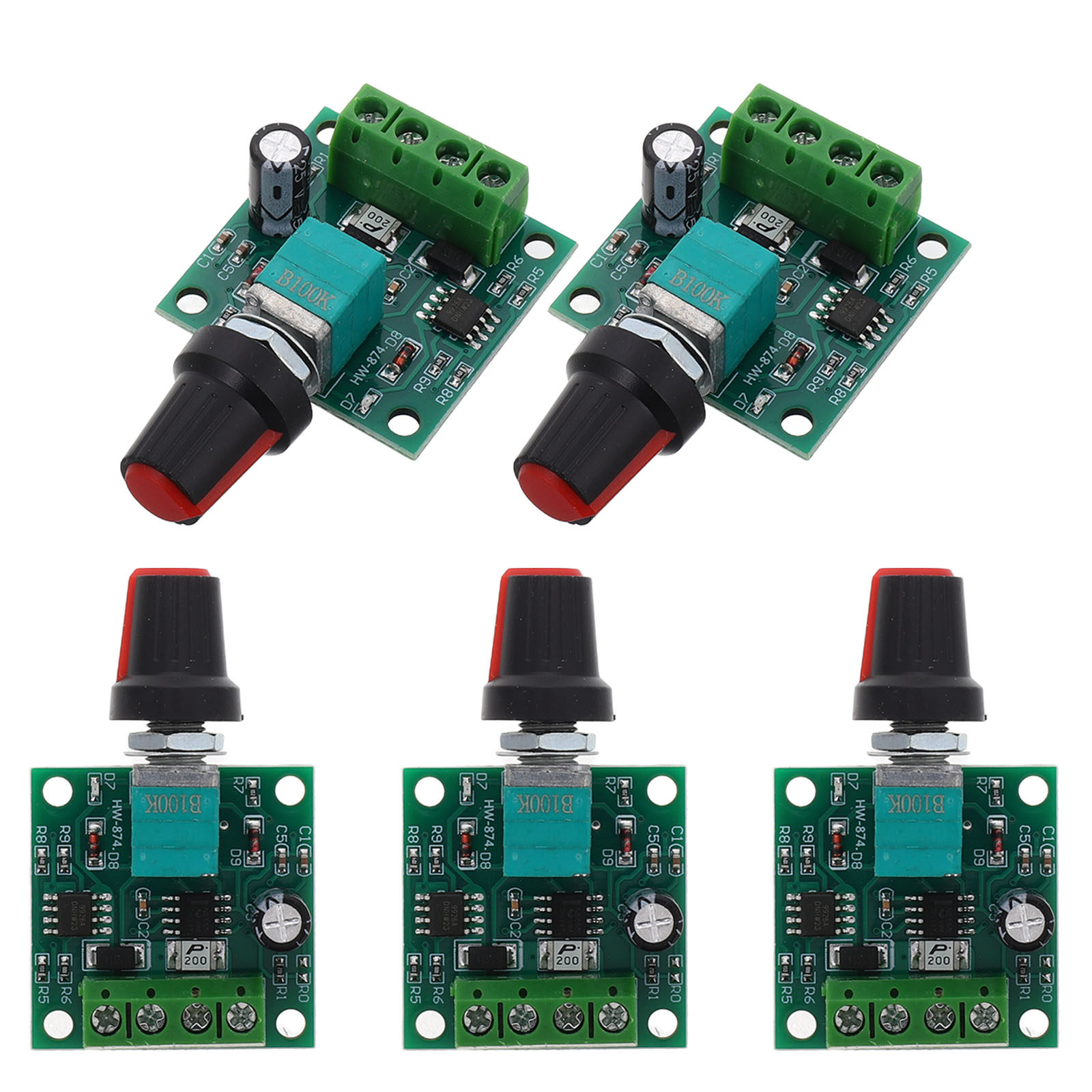 5Pcs Dc Motor Speed Controller - огляд і ціна Dc Motor 12V