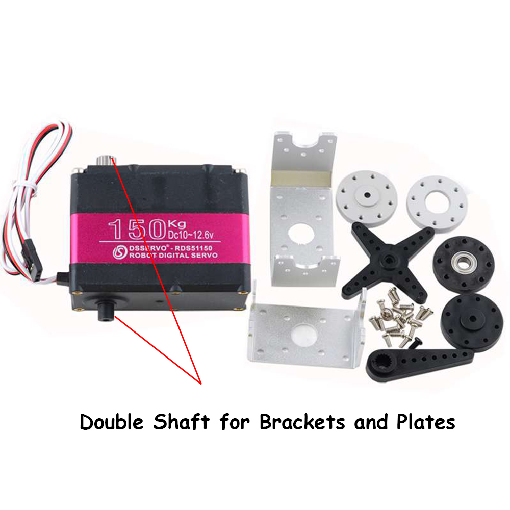 150kg 80kg 60kg Digital Servo  - огляд і ціна Servo Bracket