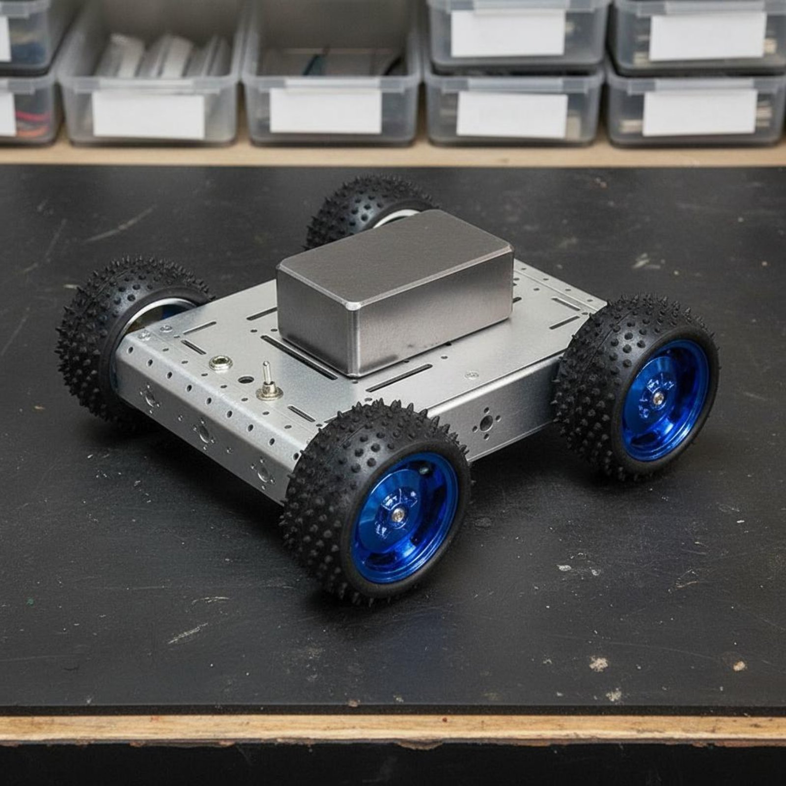 4WD Smart Car Chassis 1.5KG Lo - огляд і ціна Robot Wheel