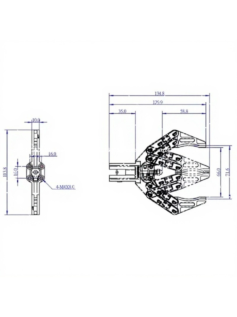 5V 12V DC Electric Robot Gripp - огляд і ціна Robot Gripper Claw