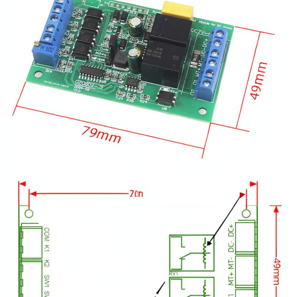 Industrial DC Motor Controller - огляд і ціна Dc Motor 12V