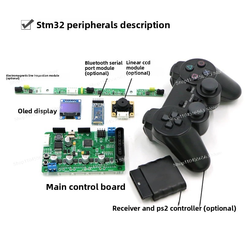 32-bit MCU Main Control Board  - огляд і ціна Line Follower Robot