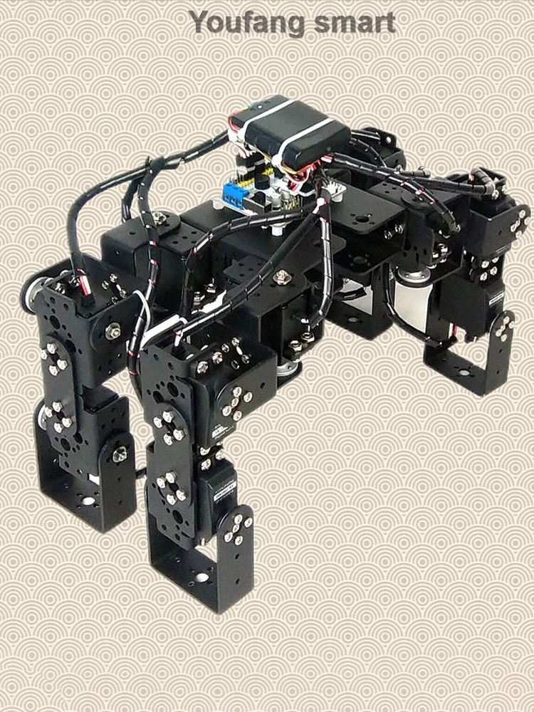 12 DOF Quadruped Robot Dog wit - огляд і ціна Robot Arm Kit
