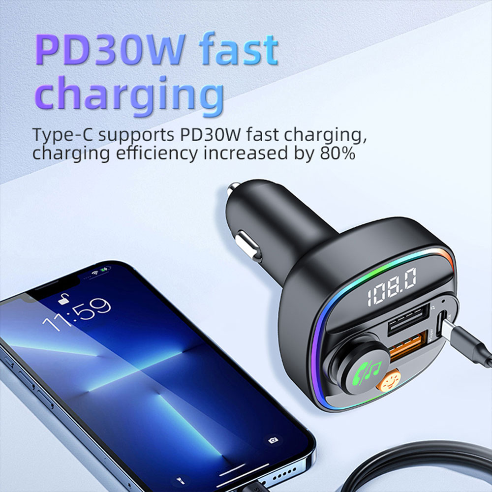 Bluetooth 5.4 FM Transmitter H - огляд і ціна Robot Bluetooth Car