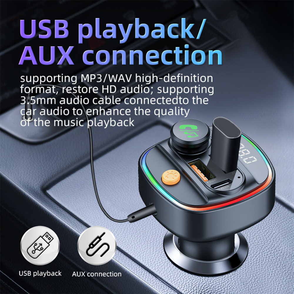 Bluetooth 5.4 FM Transmitter H - огляд і ціна Robot Bluetooth Car