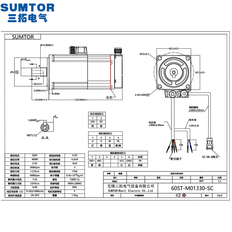 Servo Motors Kit 220v 400w Bra - огляд і ціна Servo Kit