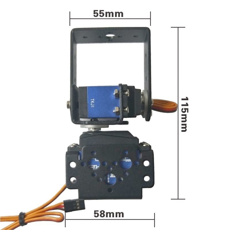 2 DOF Robotic Pan And Tilt Ser - огляд і ціна Servo Bracket