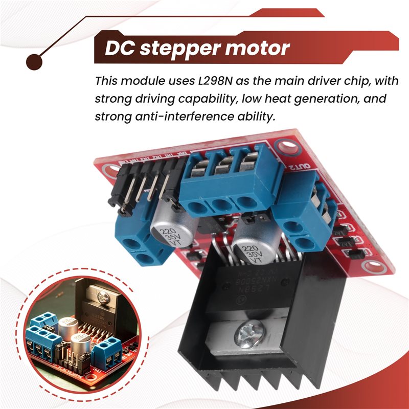 AED7-L298N Module Dual H-Bridg - огляд і ціна Motor Driver L298N