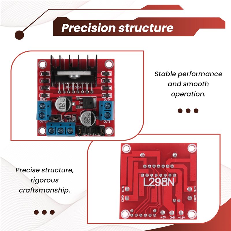 AED7-L298N Module Dual H-Bridg - огляд і ціна Motor Driver L298N