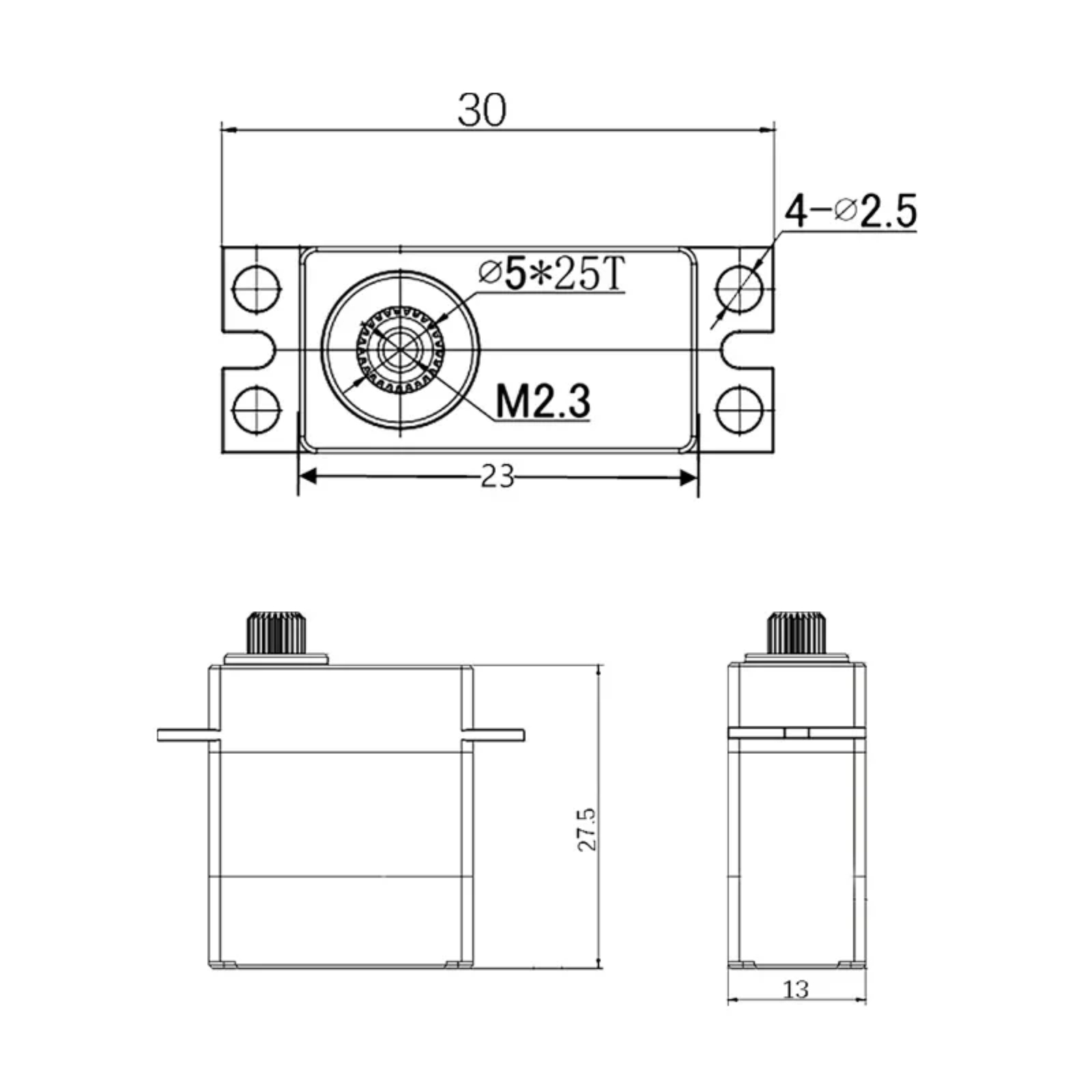 GX Coreless Digital Micro Serv - огляд і ціна Micro Servo