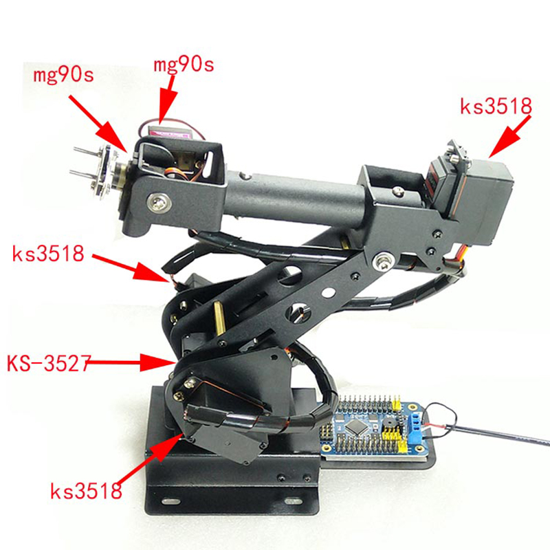 6 DOF Robot Arm ABB Industrial - огляд і ціна Robot Arm Kit