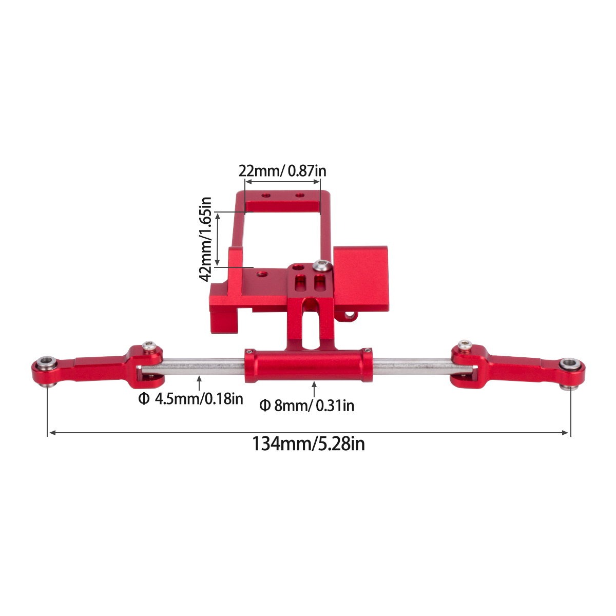 1/10 RC Crawler Full Hydraulic - огляд і ціна Servo Kit